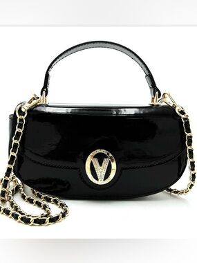 VALENTINO ORLANDI Patent Leather Top Handle/X-body Bag - NWT